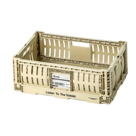 【TAKAHIRO MIYASHITA TheSoloIst】folding container bask(XL)/SAND(ssla.0004SS24)