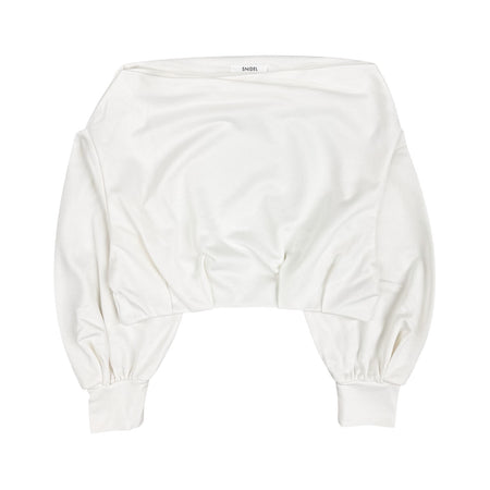 [SNIDEL]オフショルタックスエット/WHITE(SWCT261217)
