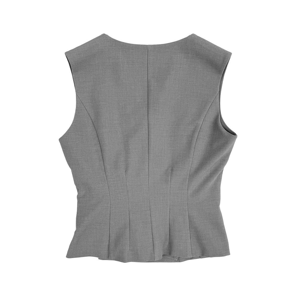 SNIDEL]Sustainableペプラムベストトップス/GRAY(SWFB261123) – R&Co.