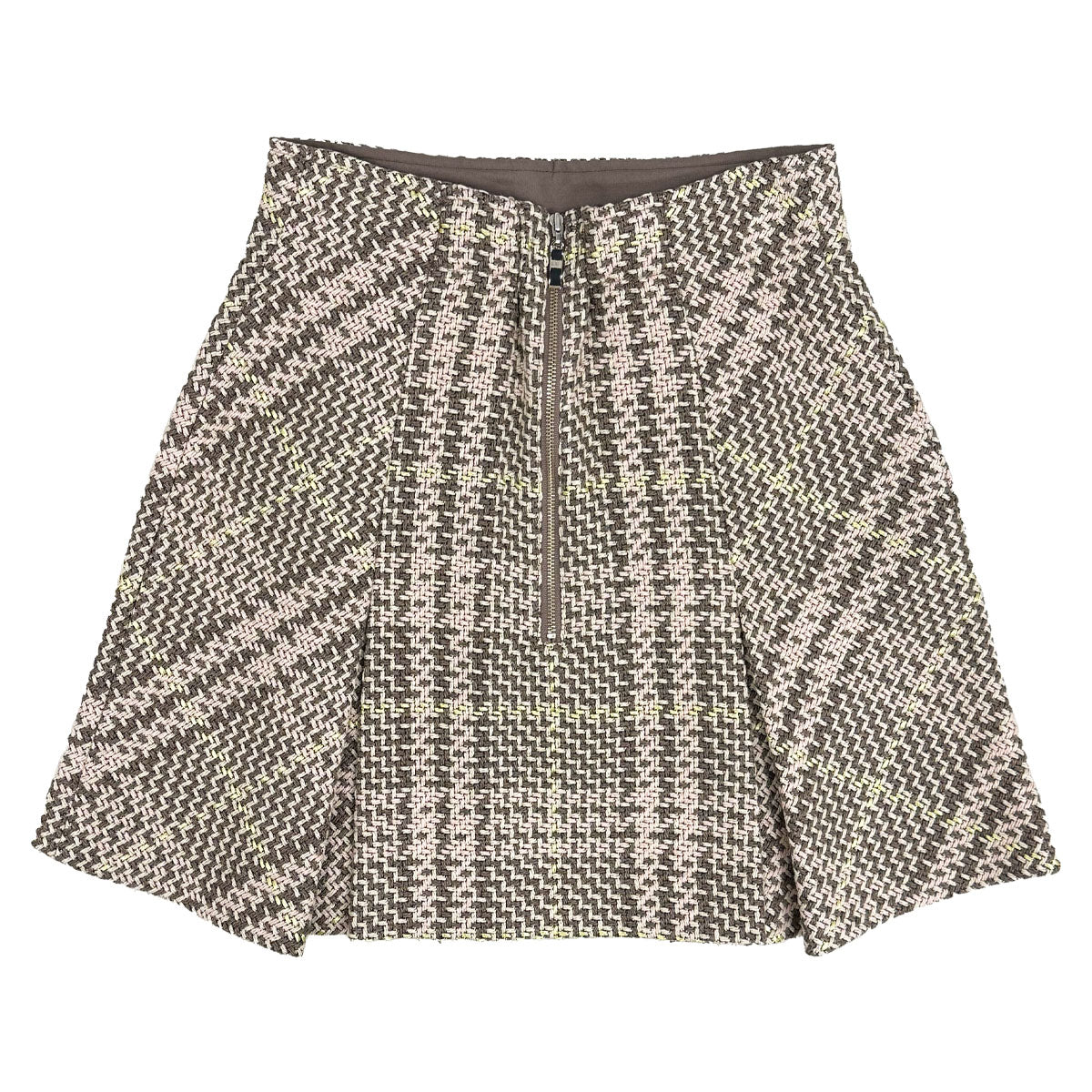 SNIDEL]Susロービングチェックミニスカート/PINK(SWFS254143