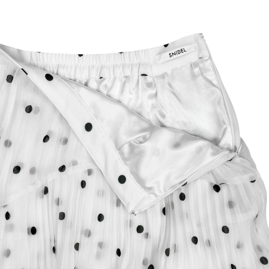 [SNIDEL]SustainaプリーツティアードSK/DOT(SWFS261070)