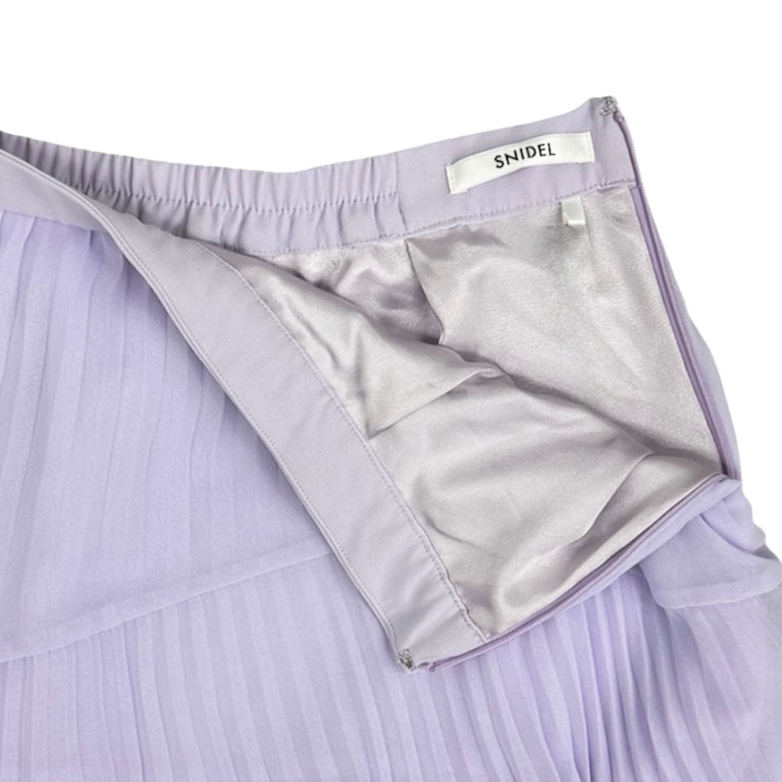 [SNIDEL]SustainaプリーツティアードSK/LAVENDER(SWFS261070)