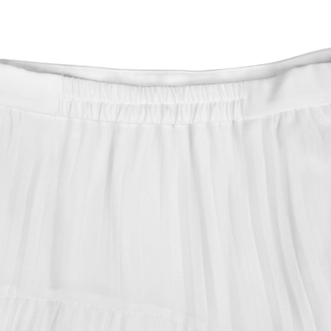 [SNIDEL]SustainaプリーツティアードSK/WHITE(SWFS261070)