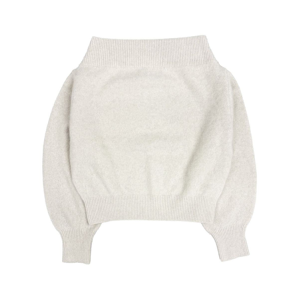 SNIDEL]フォックスアルパカオフショルプルオーバー/IVORY