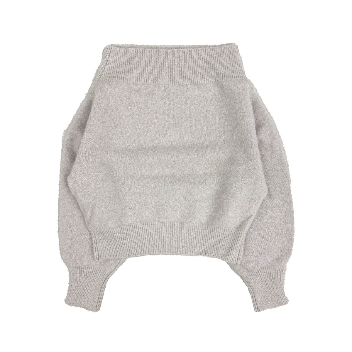 SNIDEL]フォックスアルパカオフショルプルオーバー/LIGHT GRAY