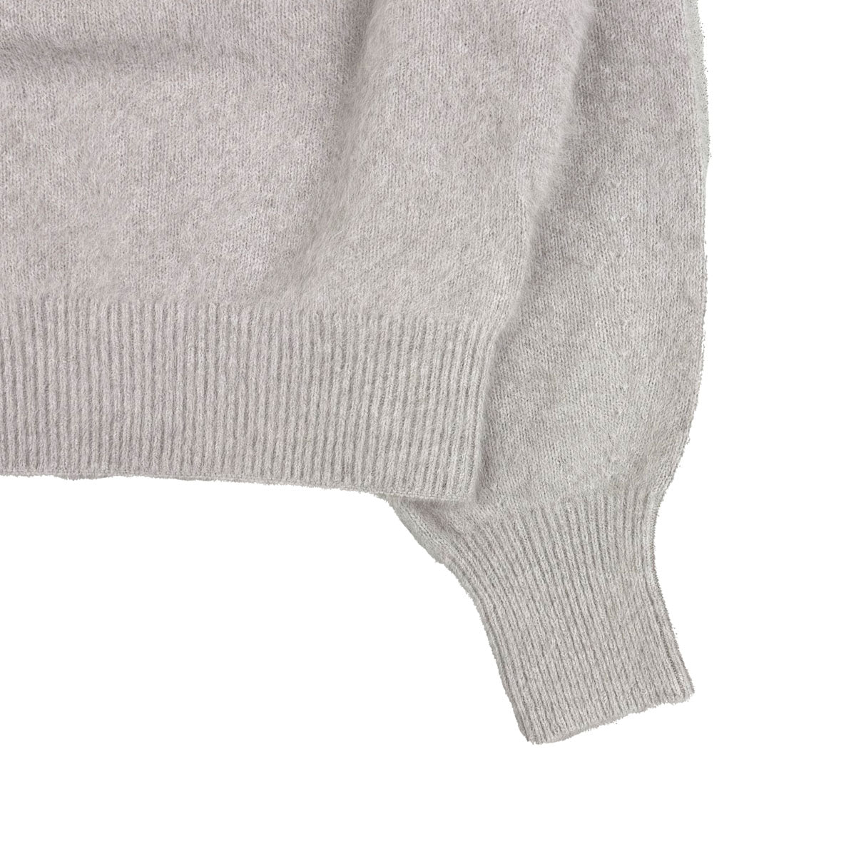 SNIDEL]フォックスアルパカオフショルプルオーバー/LIGHT GRAY