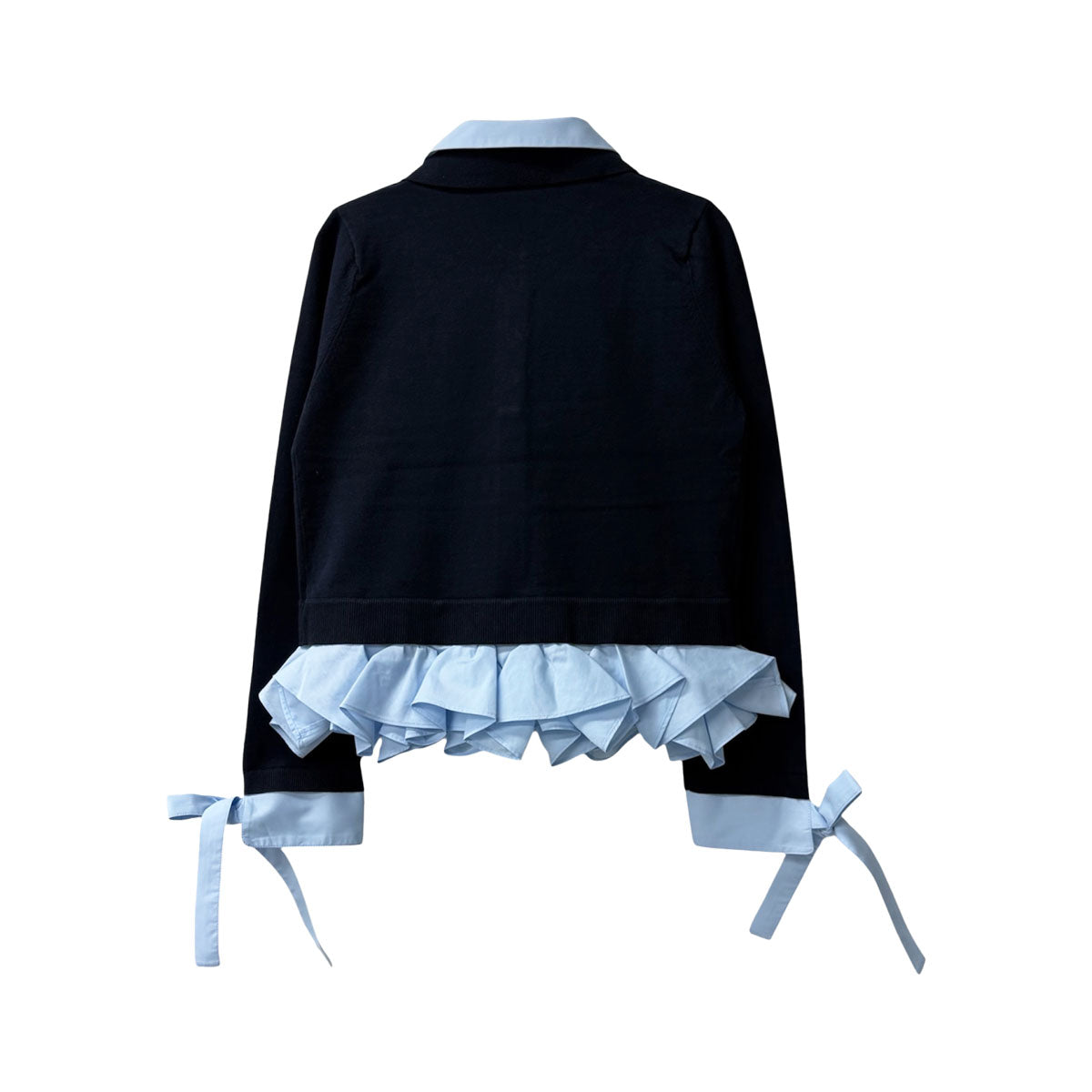 SNIDEL]シャツドッキングヘムボリュームニットPO/NAVY(SWNT261199) – R&Co.