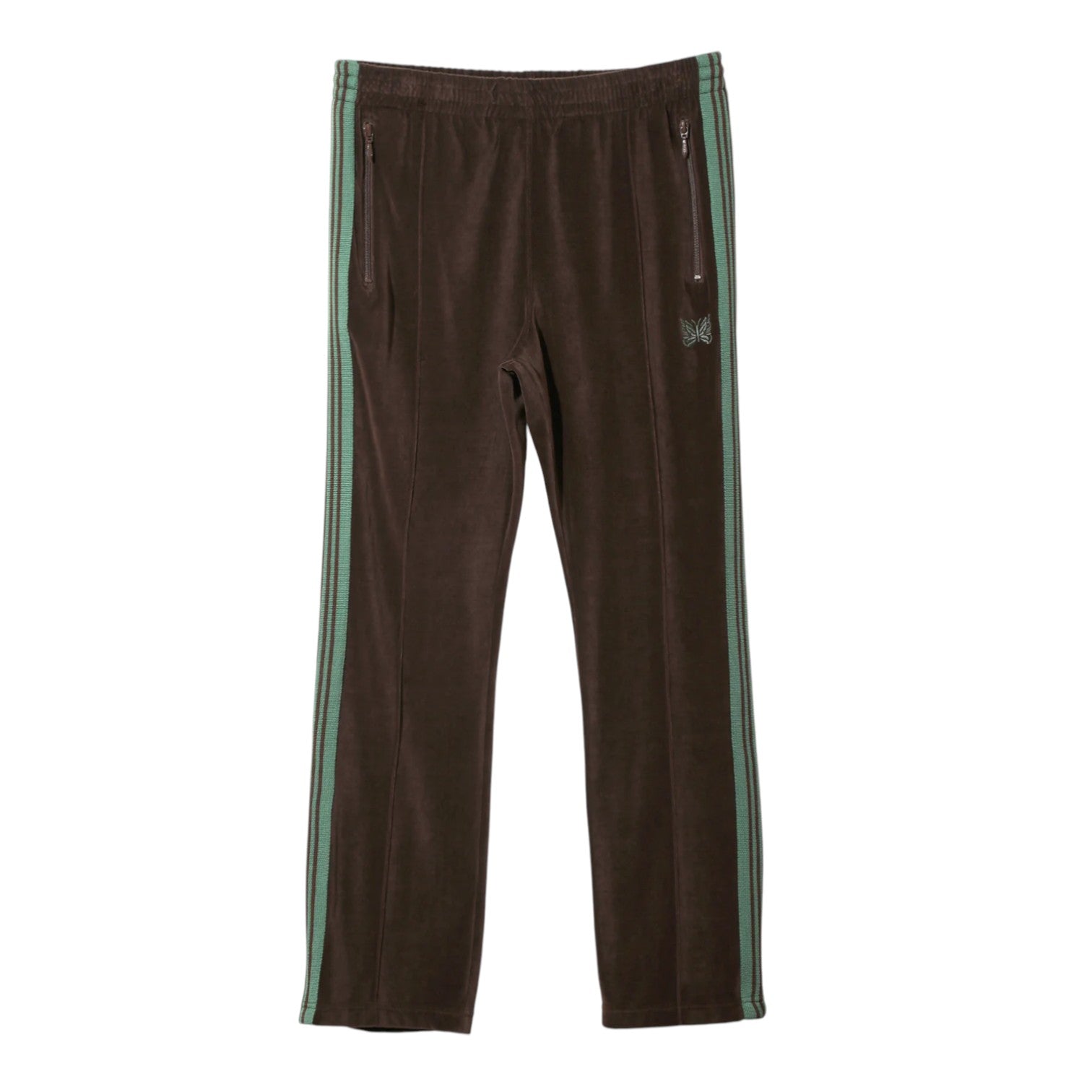 NEEDLES]Narrow Track Pant - Poly Smooth/BROWN(SX415) – R&Co.