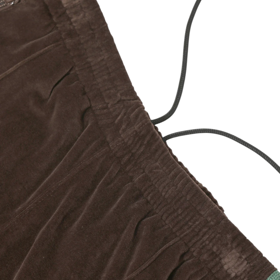 [NEEDLES]Narrow Track Pant - Poly Smooth/BROWN(SX415)