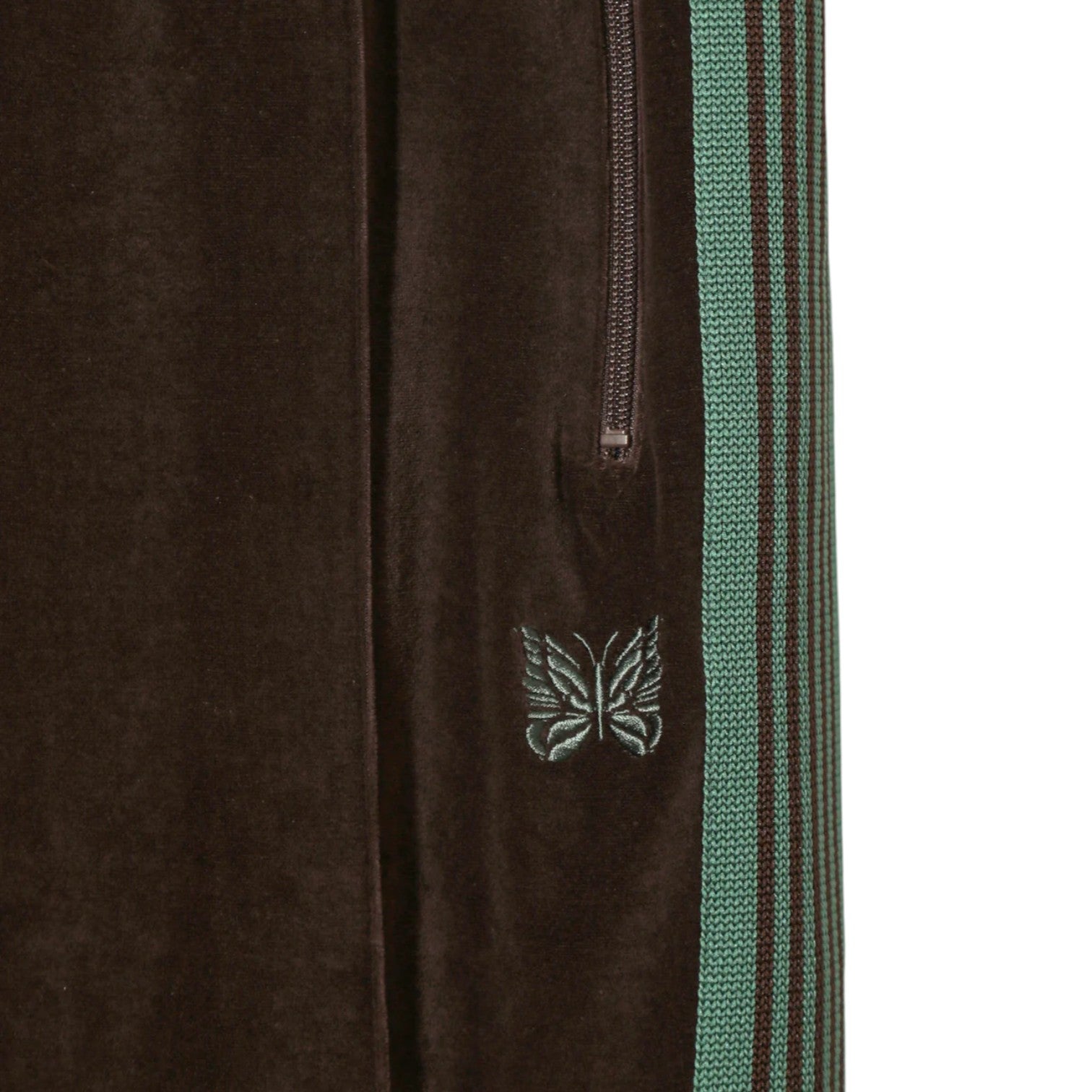 NEEDLES]Narrow Track Pant - Poly Smooth/BROWN(SX415) – R&Co.