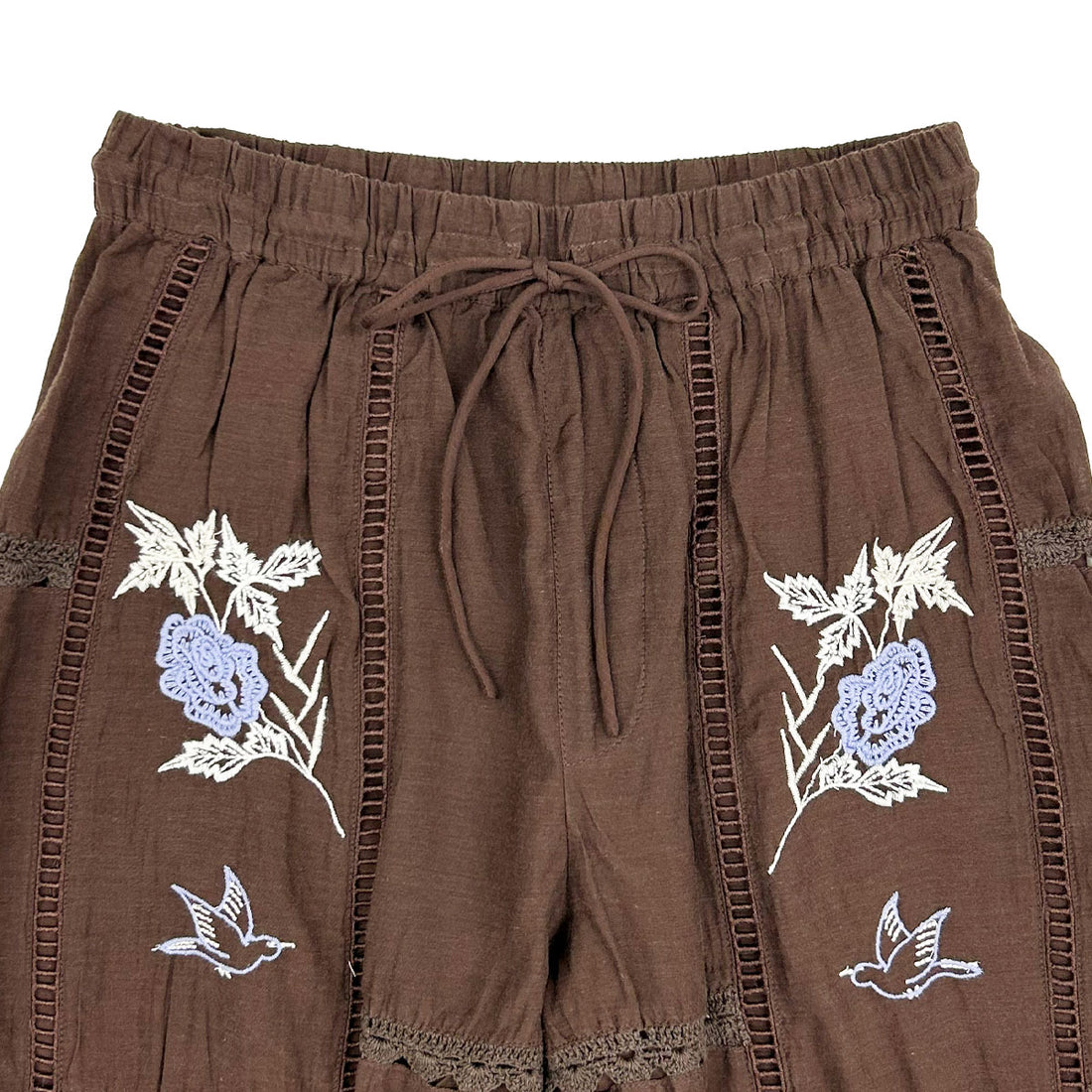 [TODAYFUL]Embroidery Patchwork Trouser/BURGUNDY(12610719)