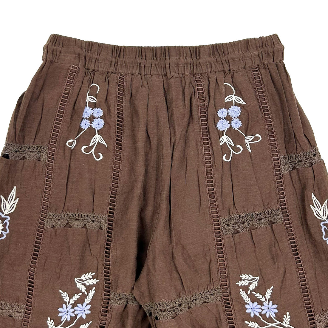 [TODAYFUL]Embroidery Patchwork Trouser/BURGUNDY(12610719)