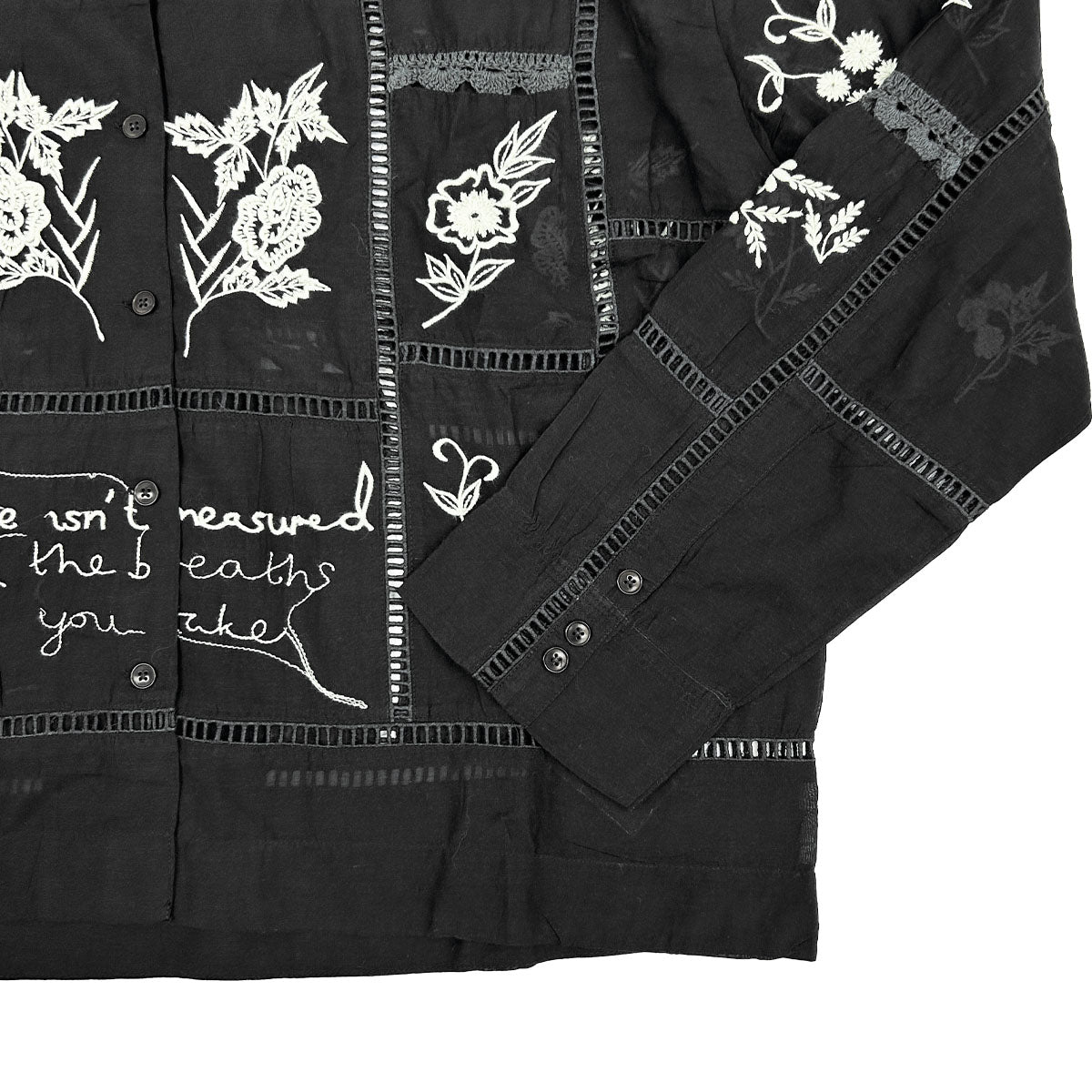 TODAYFUL]Embroidery Patchwork Shirt/BLACK(12610428) – R&Co.