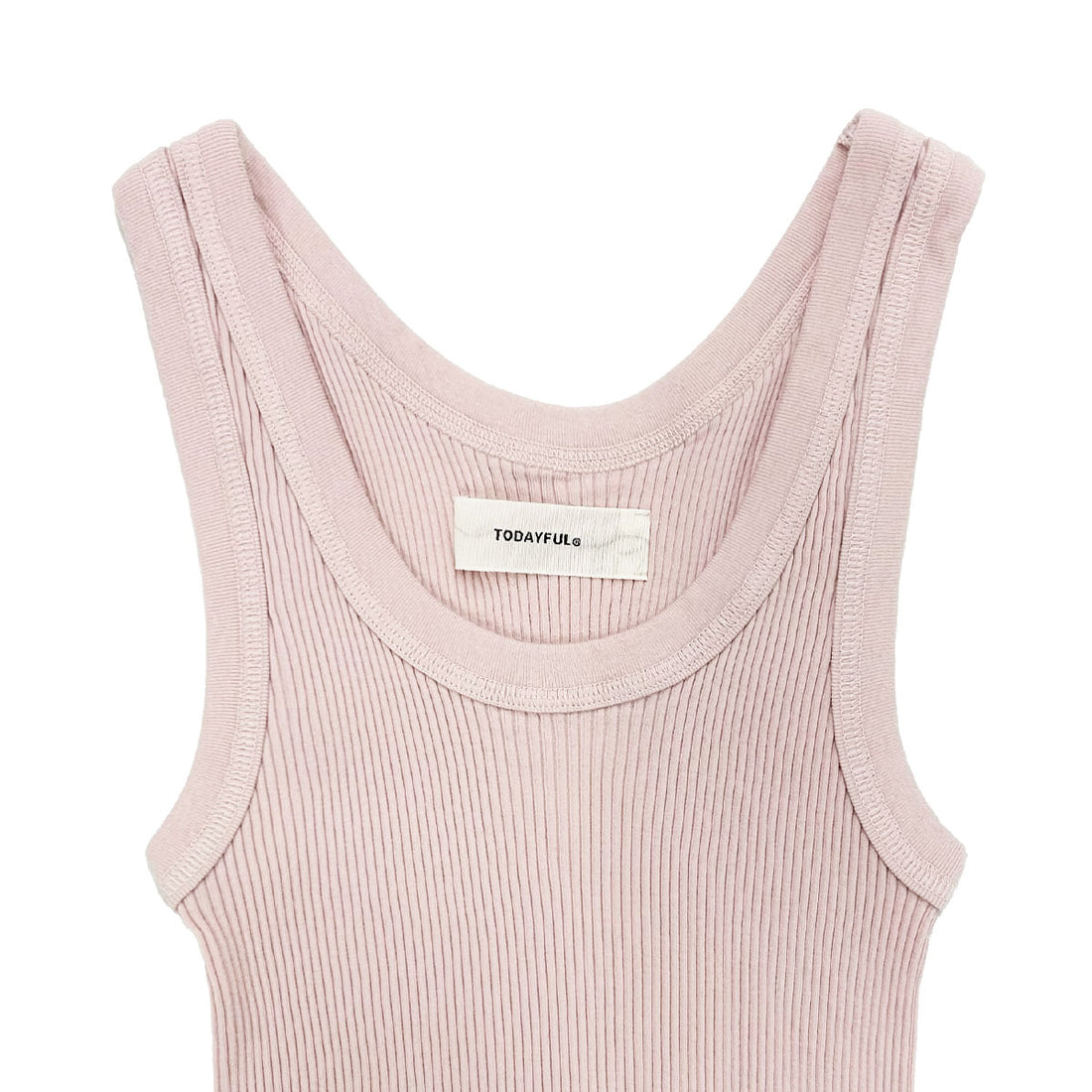 [TODAYFUL]Seamless Rib Tanktop/PINK(12610612)