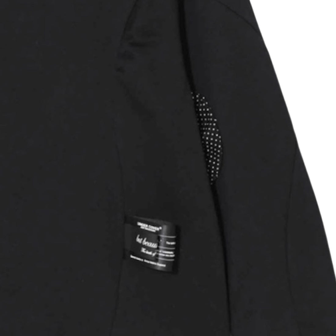 [UNDERCOVER]度詰天竺ボートネックLSTEE/BLACK(UC1F1802-2)