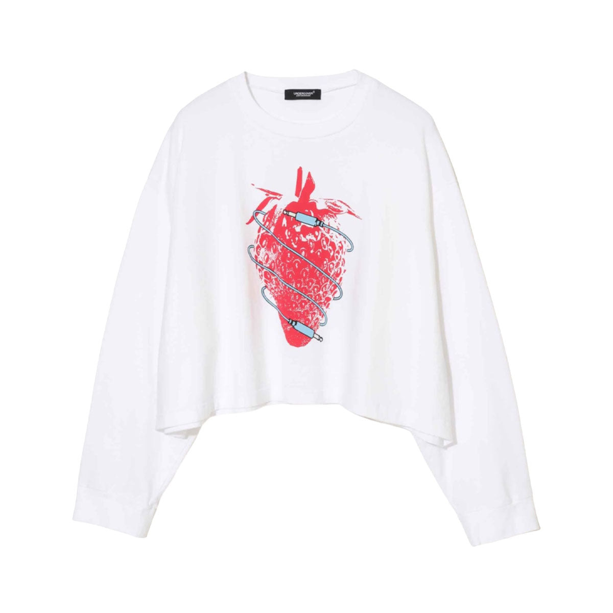 UNDERCOVER]WIDESHORTLSTEE STRAWBERRY/WHITE(UC1F1892-2) – R&Co.