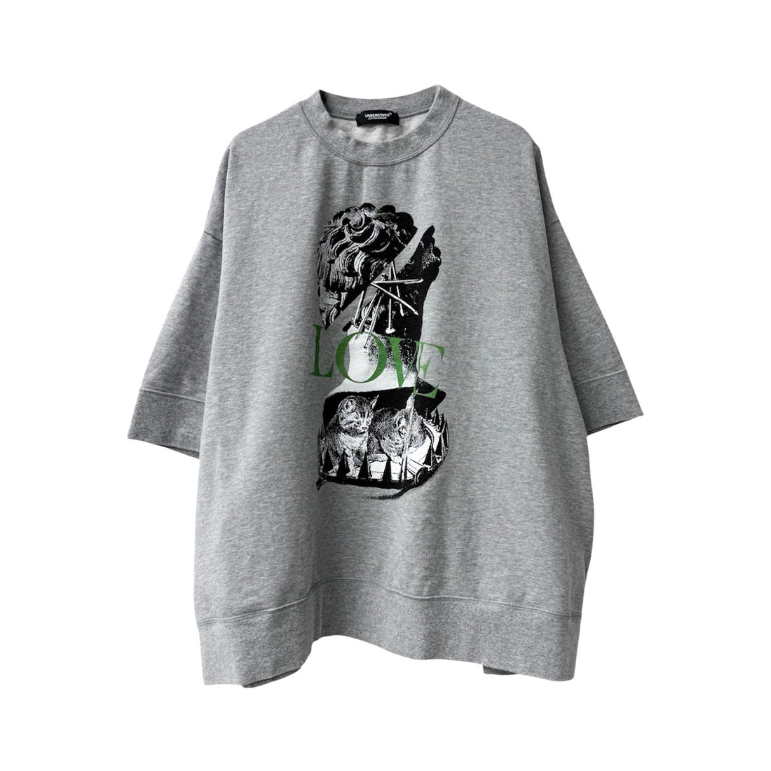 [UNDERCOVER]WOMEN HSWIDESWEAT LOVE/GRAY(UC1F1893-1)