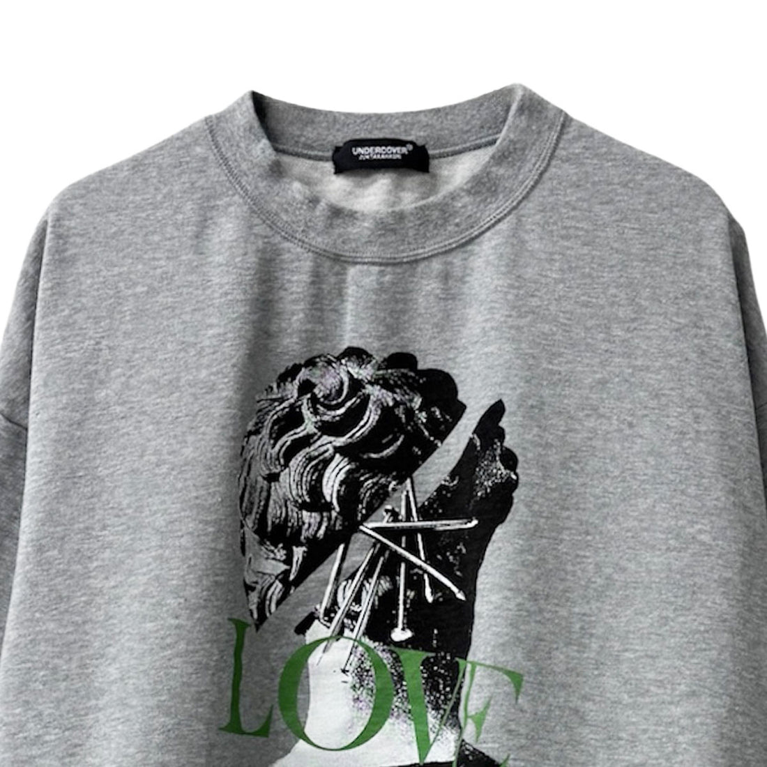 [UNDERCOVER]WOMEN HSWIDESWEAT LOVE/GRAY(UC1F1893-1)