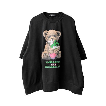 [UNDERCOVER]WOMEN HSWIDESWEAT ENBRACING THE HEARTBEAT/BLACK(UC1F1893-2)