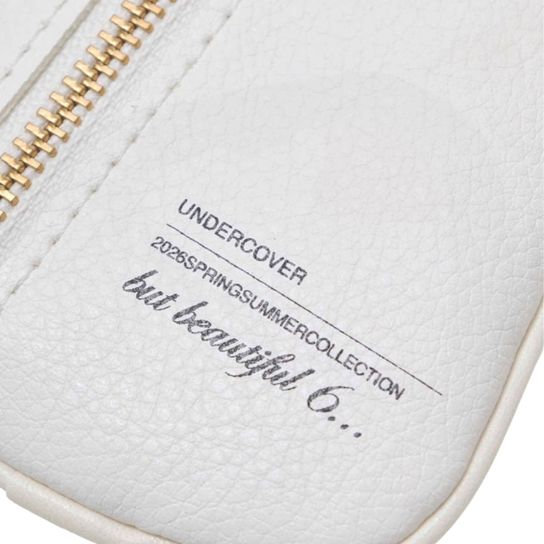 [UNDERCOVER]転写ポーチチャーム JELLY/BLACK(UC1F1K01-3)