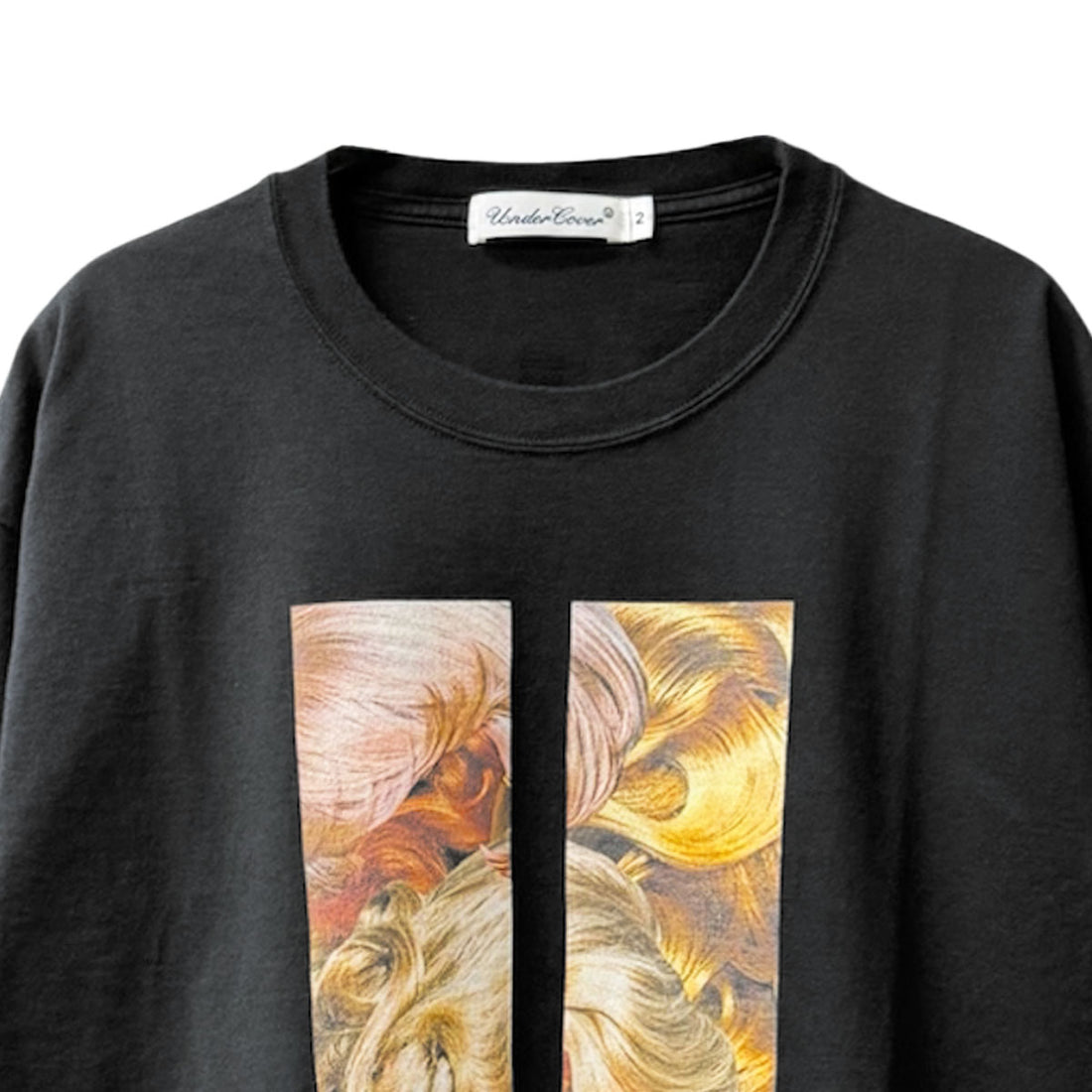 [UNDERCOVER]WOMEN TEE HAIR U/BLACK(UC1F2801)