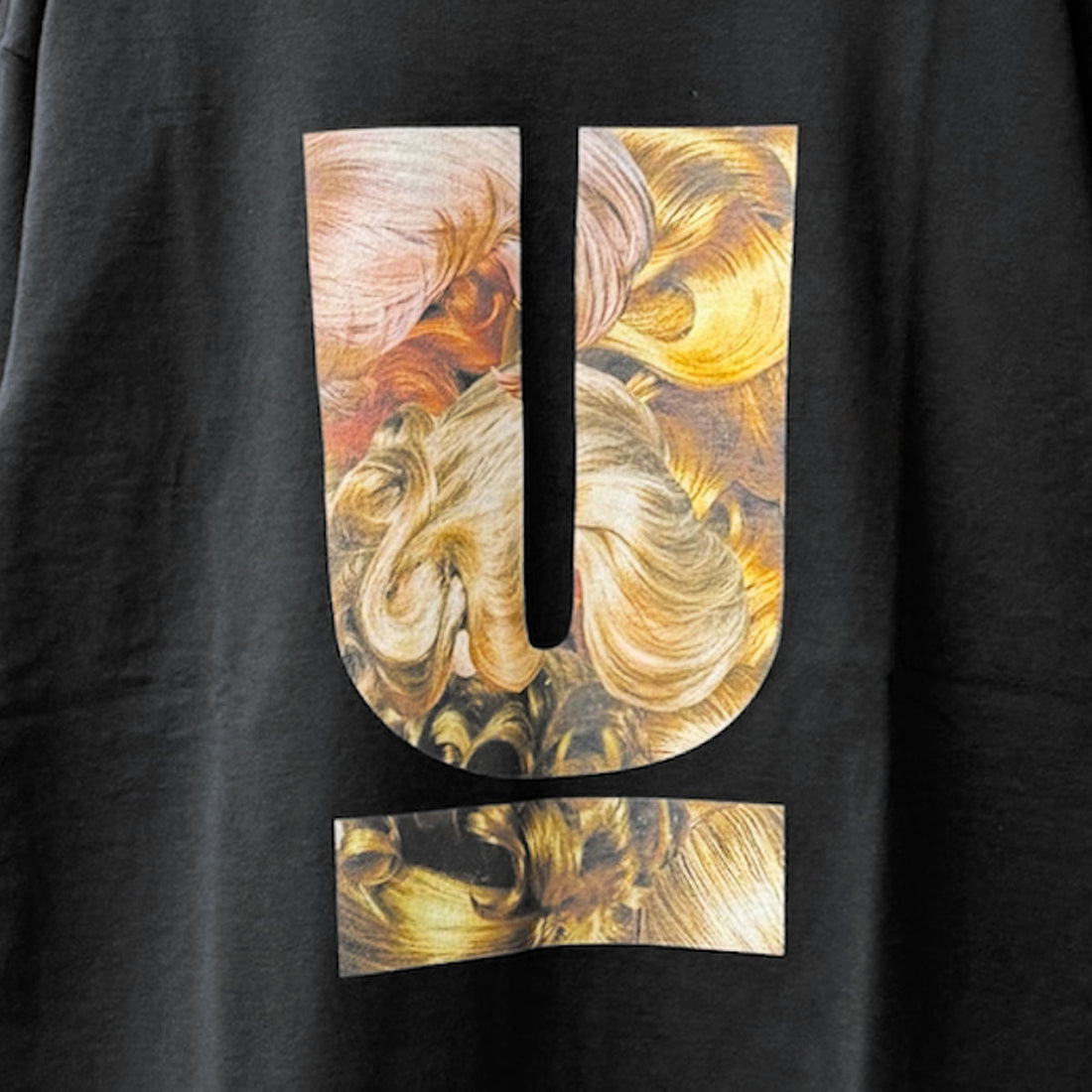 [UNDERCOVER]WOMEN TEE HAIR U/BLACK(UC1F2801)