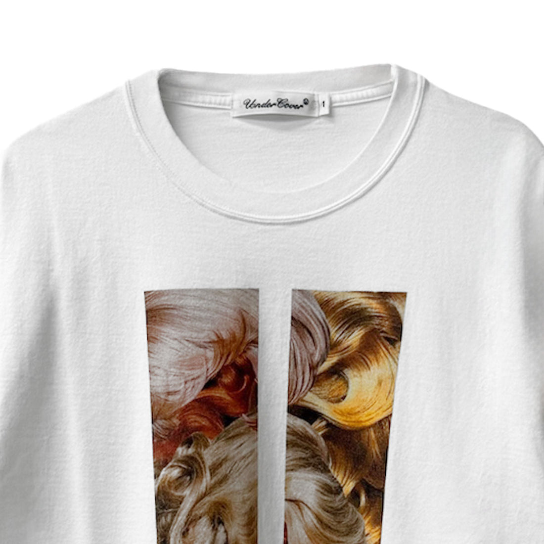 [UNDERCOVER]WOMEN TEE HAIR U/WHITE(UC1F2801)