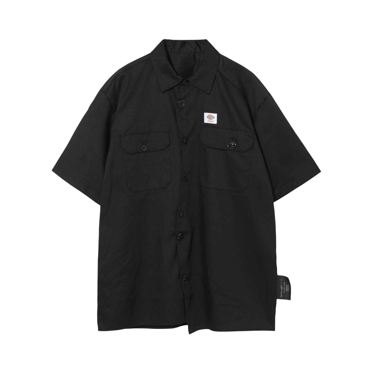 UNDERCOVER]Dickies T/C ライトツイル半袖ワークシャツ/BLACK(UC1F4403