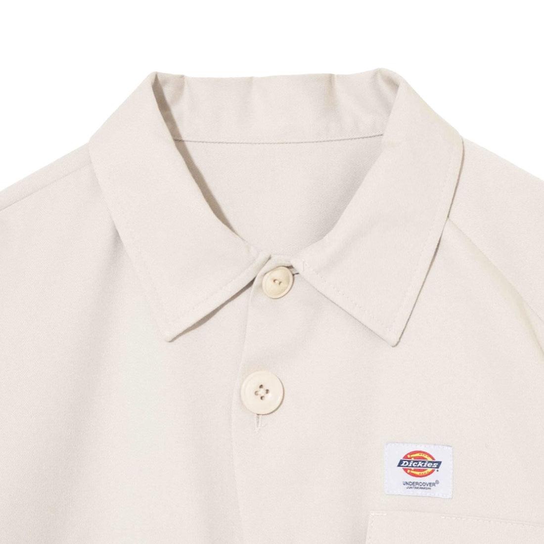 [UNDERCOVER]Dickies T/C ライトツイル半袖ワークシャツ/LIGHT GREIGE(UC1F4403)