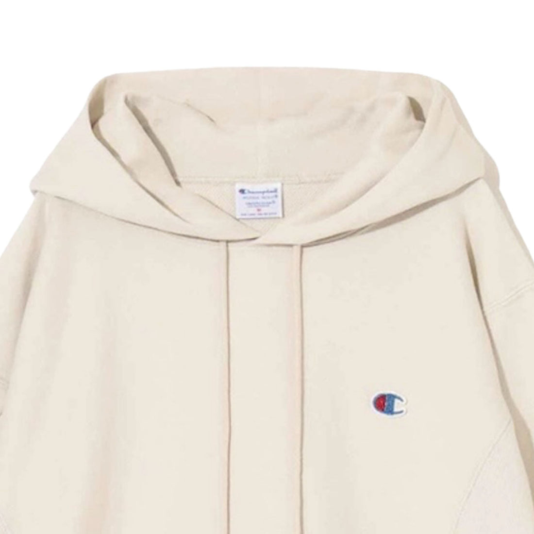 [UNDERCOVER]10oz Champion 裏毛ビーズ刺繍切替HOODIE/LIGHT GREIGE(UC1F4802)