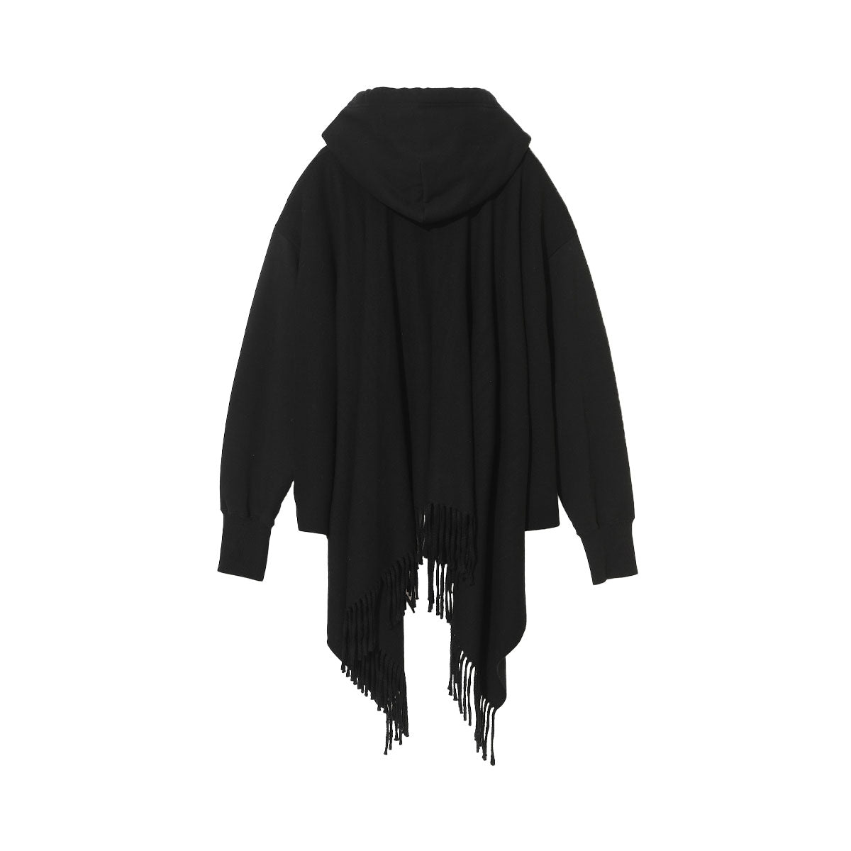 UNDERCOVER WOMENS]後ストール切替ワイドZIPパーカー/BLACK(UC2E8801