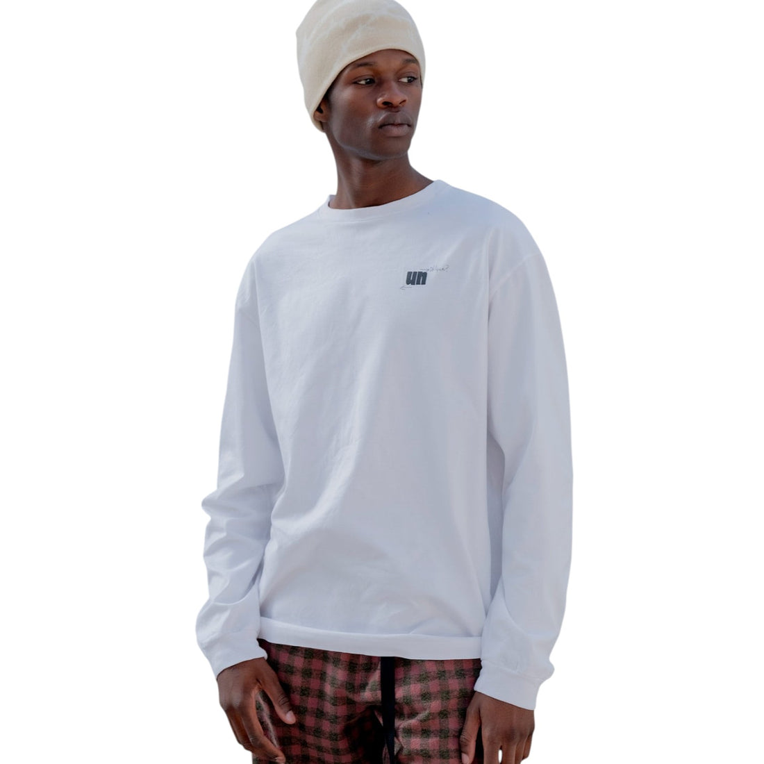 [uniform experiment]IN-PROCESS PRINT L/S TEE/WHITE(UE-252022)