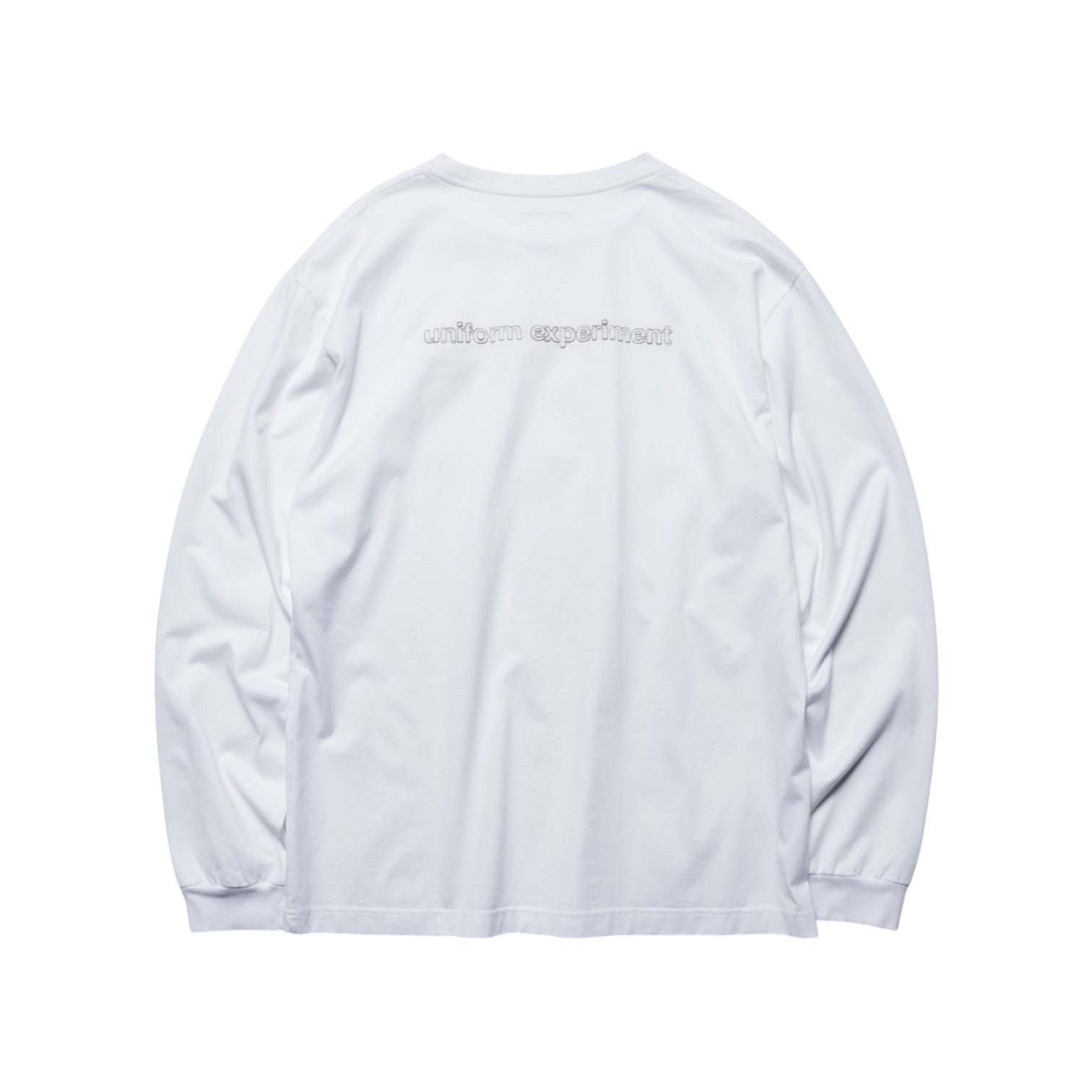 uniform experiment]LOGO-DRAFT L/S TEE/WHITE(UE-252025) – R&Co.