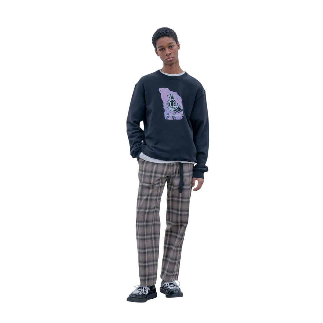 [uniform experiment]ASGER JORN: PORTRAIT SWEATSHIRT/BLACK(UE-252028)