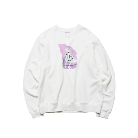 [uniform experiment]ASGER JORN: PORTRAIT SWEATSHIRT/WHITE(UE-252028)