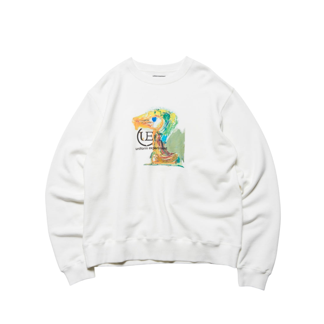[uniform experiment]ASGER JORN: LANDSCAPE SWEATSHIRT/WHITE(UE-252029)