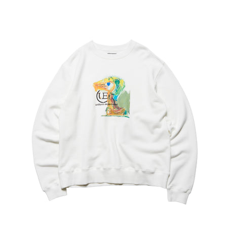 [uniform experiment]ASGER JORN: LANDSCAPE SWEATSHIRT/WHITE(UE-252029)