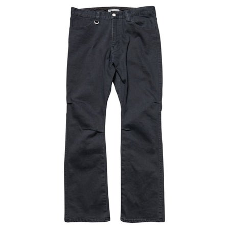 [uniform experiment]KNEETUCK 5POCKET SLIM-FIT PANTS/BLACK(UE-252045)