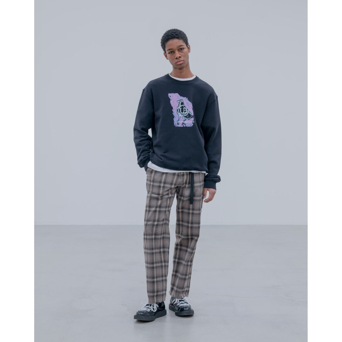 [uniform experiment]FADE COMFORT PANTS/GRAY(UE-252060)