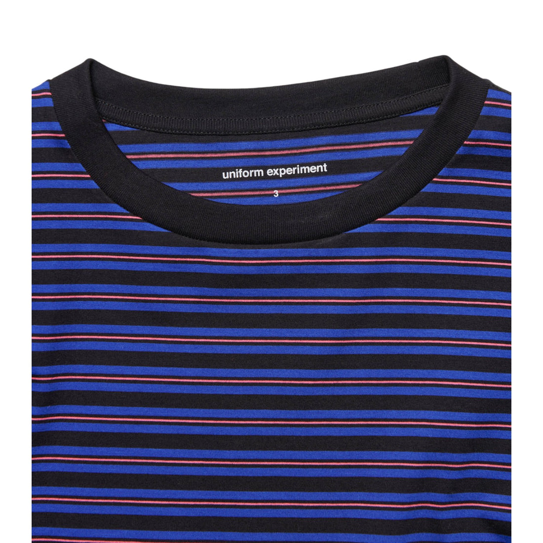 [uniform experiment]BORDER L/S TEE/BLUE(UE-252063)