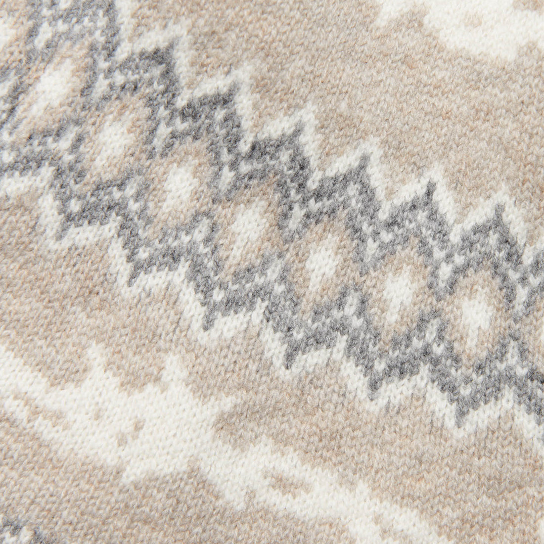 [uniform experiment]ENTANGLED NORDIC SWEATER/BEIGE(UE-252067)