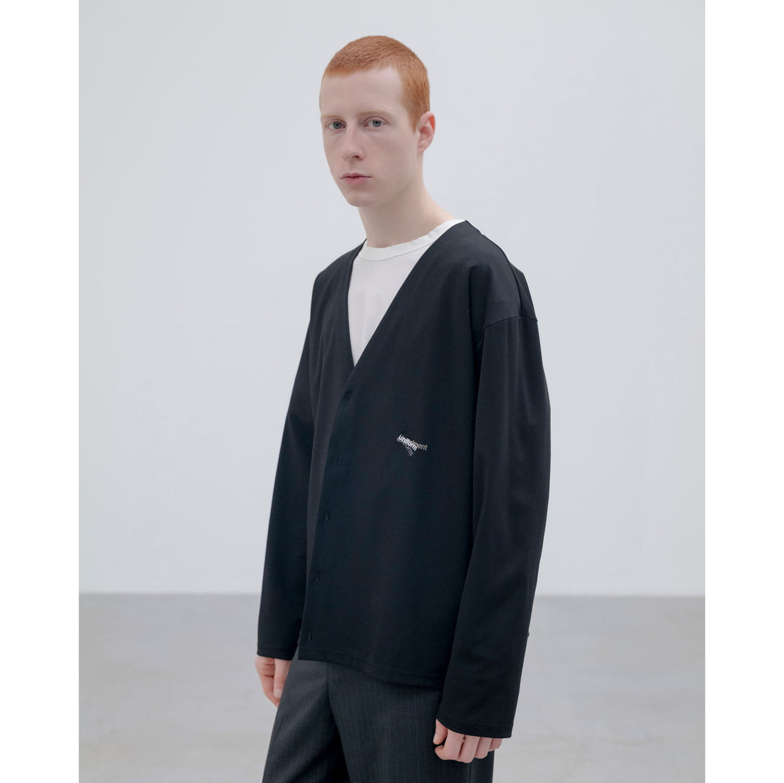 [uniform experiment]JERSEY CARDIGAN/BLACK(UE-260019)