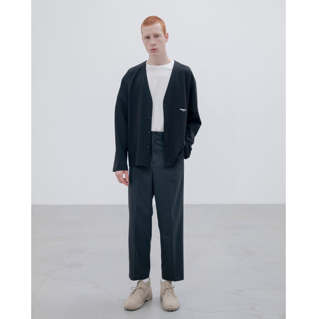 [uniform experiment]JERSEY CARDIGAN/BLACK(UE-260019)