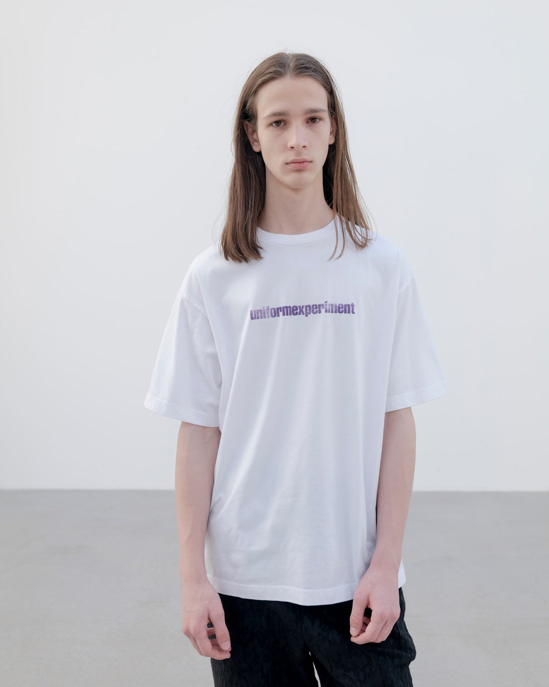[uniform experiment]GRADATION LOGO TEE(UE-260037)