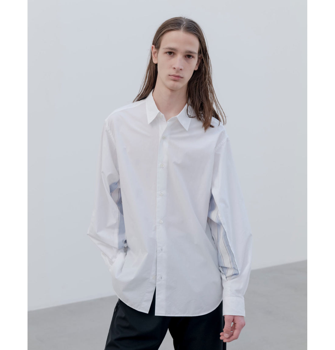 [uniform experiment]VENTILATION RELAX-FIT L/S SHIRT/WHITE(UE-260038)