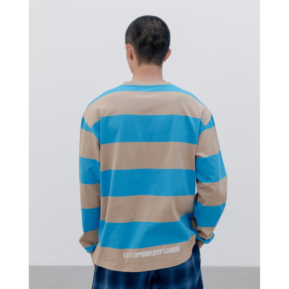 [uniform experiment]BORDER L/S TEE/BEIGE(UE-260040)