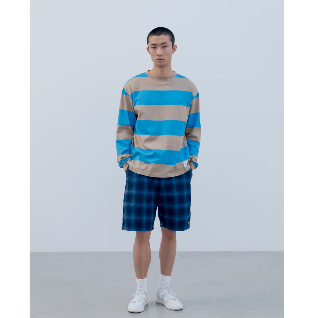 [uniform experiment]BORDER L/S TEE/BEIGE(UE-260040)
