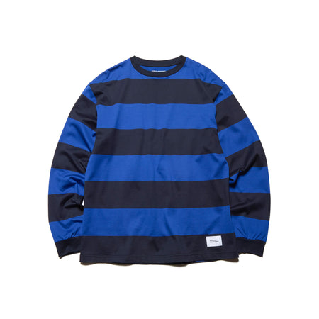 [uniform experiment]BORDER L/S TEE/BLUE(UE-260040)
