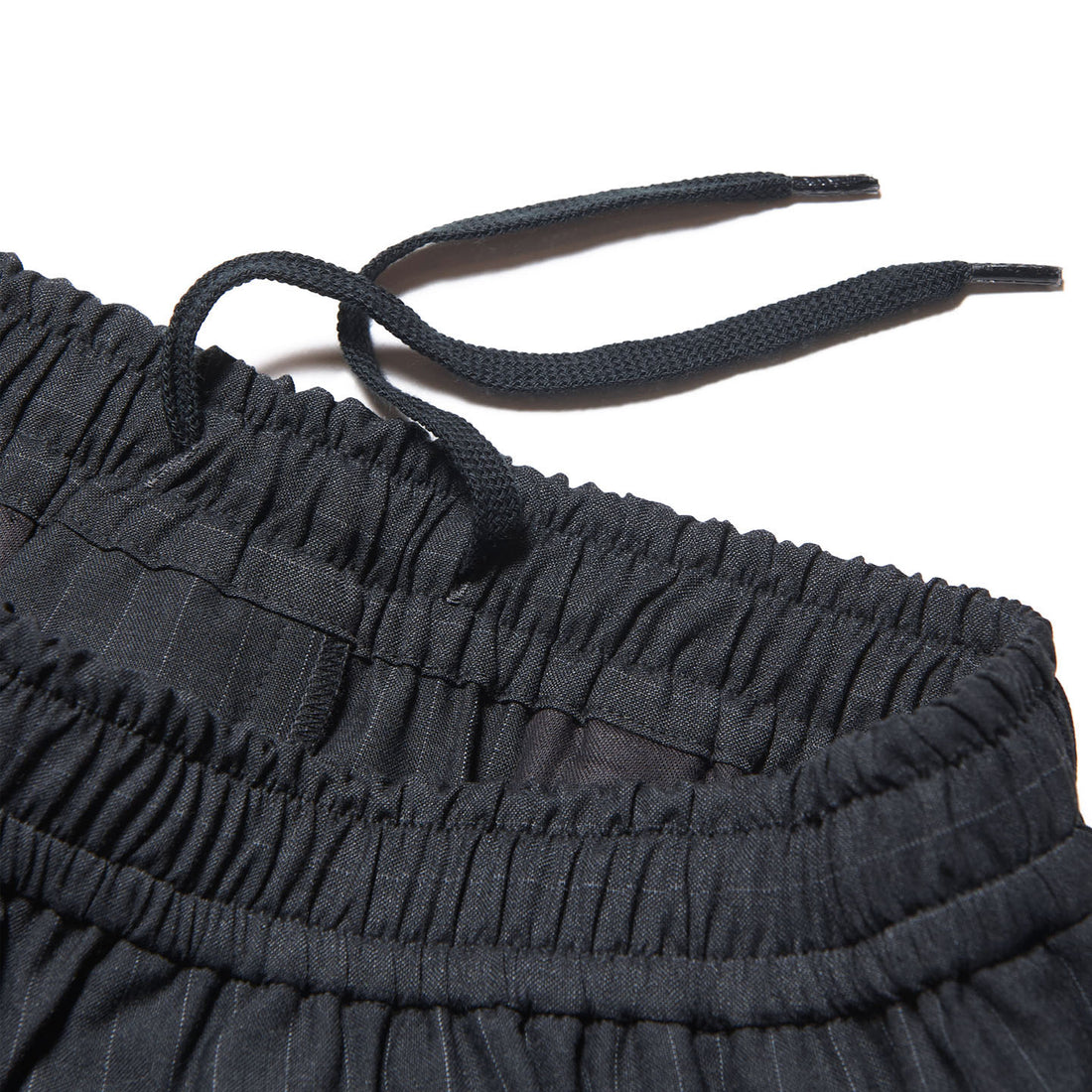 [uniform experiment]STRETCH WOOL SIDE POCKET JOGGER PANTS/A (BLACK STRIPE)(UE-260045)