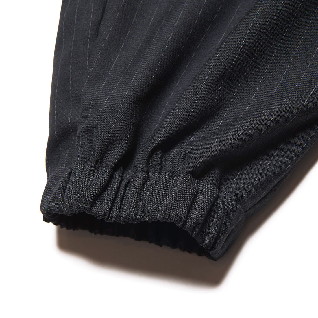 [uniform experiment]STRETCH WOOL SIDE POCKET JOGGER PANTS/A (BLACK STRIPE)(UE-260045)